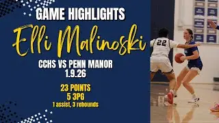Elli Malinoski Highlights CCHS vs Penn Manor 1/9/26