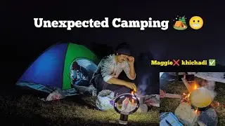 Night group camping with Maggie party 🏕️|night camping in winter 🥶#mr #vlog #nightcamping 