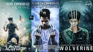 Photoshop X - Men Movie Poster Photo Editing Tutorial || Chiranjit Editz