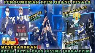 EVOS DIVINE JUARA FFIM LAGI ⁉️😱 PENGUMUMAN GRAND FINALS FFIM 2021 FALL | FFIM | FF | FFINDOBERSATU