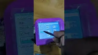 How to solve mini inkjet printer touch issue. Mini inkjet printer touch screen caliberation video