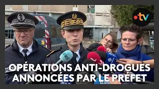 Op&eacute;rations anti drogue, narcotrafic &agrave; Marseille : conf&eacute;rence de presse du pr&eacute;fet Jacques Witkowski