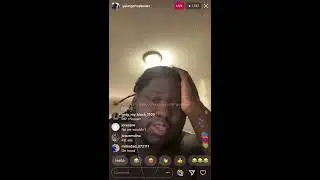 Young chop IG Live - diss 21 savage again/says he pussy /say fuck lil pump and more