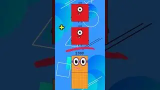 Сложение цифровых блоков | учимся складывать числа #shorts #short #numberblocks #cbeebiesnumberbl...