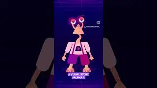 Creating a unique and imaginative vector character.Alpha #A#originalcharacter #characterillustration