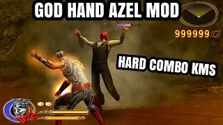 God Hand Mod Amazing Azel Hard Combo KMS Gameplay No Damage - AetherSX2 v1785