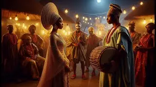 The Masked Meeting A Forbidden Love in the Heart of Yoruba Tradition #YorubaLoveStory
