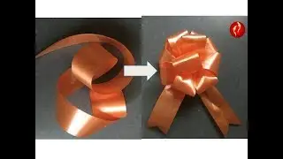 How to make easy Ribbon Flower | DIY Flower making at home | easy craft for kids | Flower making