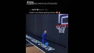 Drake&rsquo;s son Adonis getting buckets