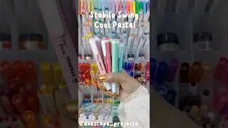 🍭Stabilo Swing cool Pastel highlighters swatches #highlightersdae