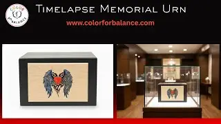 Time Lapse Handmade Memorial Urns | Angel Wings & Heart Tribute Art