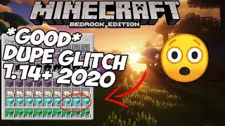 Minecraft Bedrock Edition *Good* Duplication Glitch 1.14+ 2020 | PS4, XBOX, MCPE, WINDOWS 10