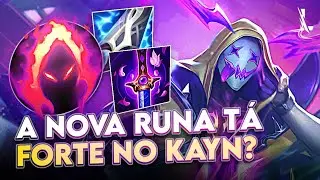 TESTEI O KAYN DE COLHEITA! ESSA NOVA RUNA VALE MESMO A PENA? | LoL Wild Rift