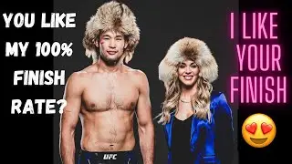 Shavkat Rakhmonov Gift to Laura Sanko 🥰 Interview UFC 285 Шавкат Рахмонов подарок Лаура Санко...
