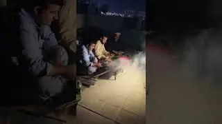Mutton Tikka with friends on the roof of the building #pakistanifood #coldweather #uaelife