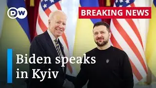 Biden in Kyiv: 'America stands with you and the world stands with you' | DW News