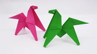 Easy Origami Horse Tutorial - How to Make a Paper Horse