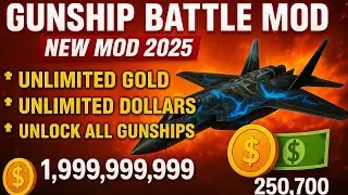 🔥Gunship Battle Mod APK New Update 2025 New Method Unlimited Gold Dollars