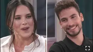 La reacci&oacute;n de Delfina Chaves y Albert Bar&oacute; cuando Mirtha Legrand les pregunt&oacute; si estaban de novios