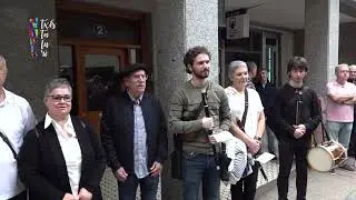 Jose Inazio Elias/Mª Pilar Zuriarrain EHTE zilarrezko domina: Kalejira, Zarautz Kantuan eta Dantzak