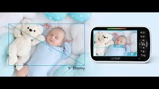 UKSUP SM663 Video Baby Monitor with Camera and Audio