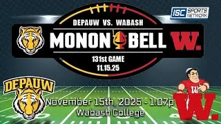 The 131st Monon Bell Classic DePauw at Wabash -11/15