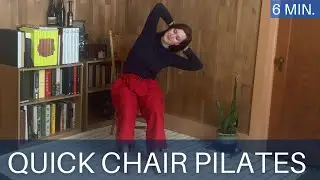Senior Safe Chair Pilates | Seated Pilates Workout For Posture + Back Pain | Daily Desk Break