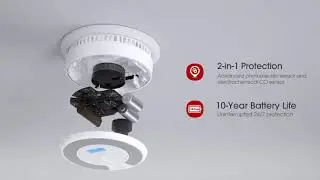 X-Sense SC07 Smoke and Carbon Monoxide Detector with LCD Display