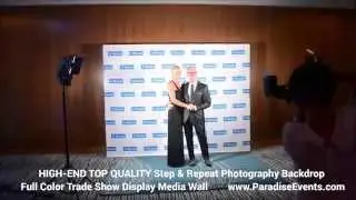 Step and Repeat Banner |Red Carpet Photography Backdrop | Red Carpet Events Black Tie Gala