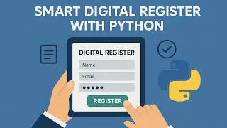 Smart digital register with python flask (open source project)