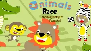 ANIMAL RACING GAME FUNNY 🤣 / kids fun/  @Skyonegaming42 #gaming #trending #viralvideo #youtubevideo 