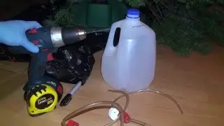 How to make an Inexpensive External Christmas Tree Watering System (Reservoir) DIY