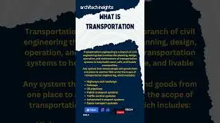 What Is Transportation Engineering?#transportation #highway #construction #civilengineering