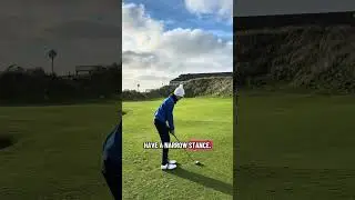 How to play a nine iron bump and run #golf #golfcoach #golftips #juniorgolf