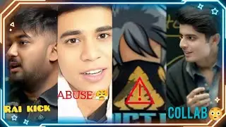 Ayush Abuse🤬- Unstopbale Collab 🥵 Ajjubhaai 😱Rai Angry 😡 Free Fire 🔥