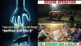 We Saved This Cow's Life &ndash; Emotional Rescue Story&rdquo;🥺If any mute animal is in pain, it should not b...
