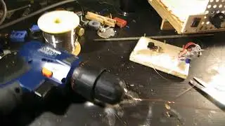 Twisting copper wires properly with a drill