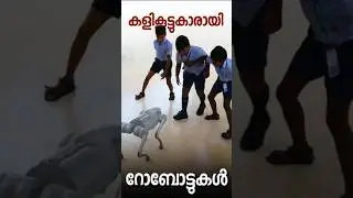 Robots as playmates for children at Manappuram School