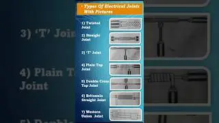 Types of electrical joints with picture @electricianiti#industrialelectrician #electrical#joint