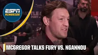 Conor McGregor gives advice to Francis Ngannou for his fight vs. Tyson Fury | ESPN Ringside