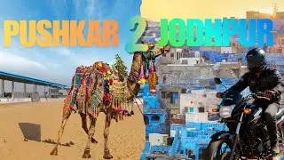 Pushkar லிருந்து Jodhpur வரை அற்புதமான பைக் ரைட்! Rajasthan Desert Road Trip Tamil Motovlog