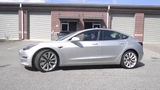Rare Tesla Color - Matte Tesla Model 3 - Xpel Stealth Wrap Installed at AP3 Atlanta