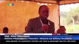 MAKABIDHIANO YA KIWANDA CHA KUCHAKATA MIHOGO KATIKA KATA YA KWA CHAGA, HANDENI DC
