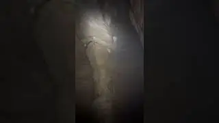 My son&rsquo;s first vertical cave rappel! 125ft warm up pit in Ellisons cave!
