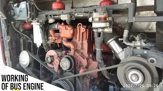 HOW YUTONG BUS ENGINE WORKS | YUTONG BUS ENGINE | POWERFUL BUS ENGINE | GOLDEN COACH MOHMAND EXPRESS