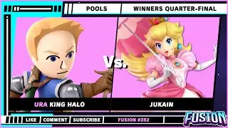 Fusion #282 - Pools - Winners Quarter-Final - King Halo (Mii Swordsman) VS Jukain (Peach) - SSBU