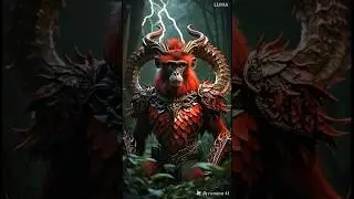 hybrid kera+naga,panda+love bird #hybrid #viralvideo #hewan