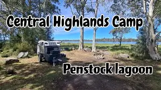 Central Highlands camp on Penstock lagoon #Tasmania #Australia #camping