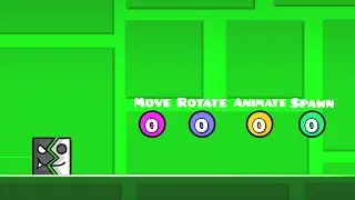 ТРИГГЕРЫ MOVE, ROTATE, ANIMATE, SPAWN | Geometry Dash