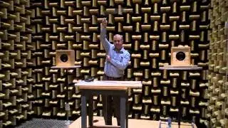 Doppler effect demonstration in the Anechoic Chamber, California State University, Sacramento